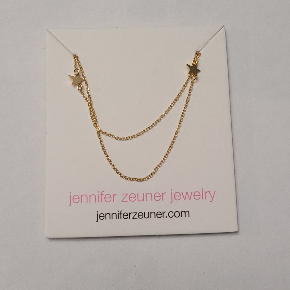 Jennifer Zeuner Star Double necklace